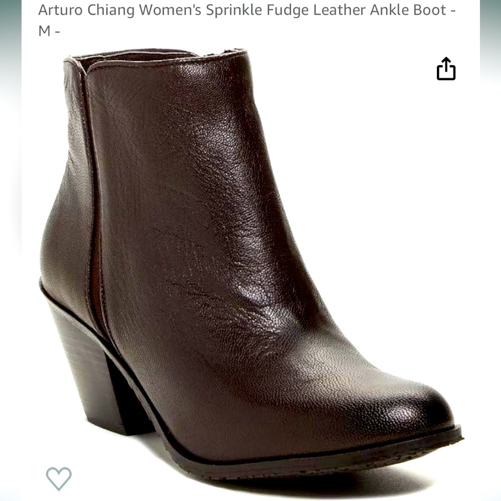 Arturo Chiang - Sprinkle Fudge Leather Ankle Boot
